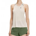 Women's High-Tech Polyester Sleeveless Tank-T In Pearl|Undyed-White