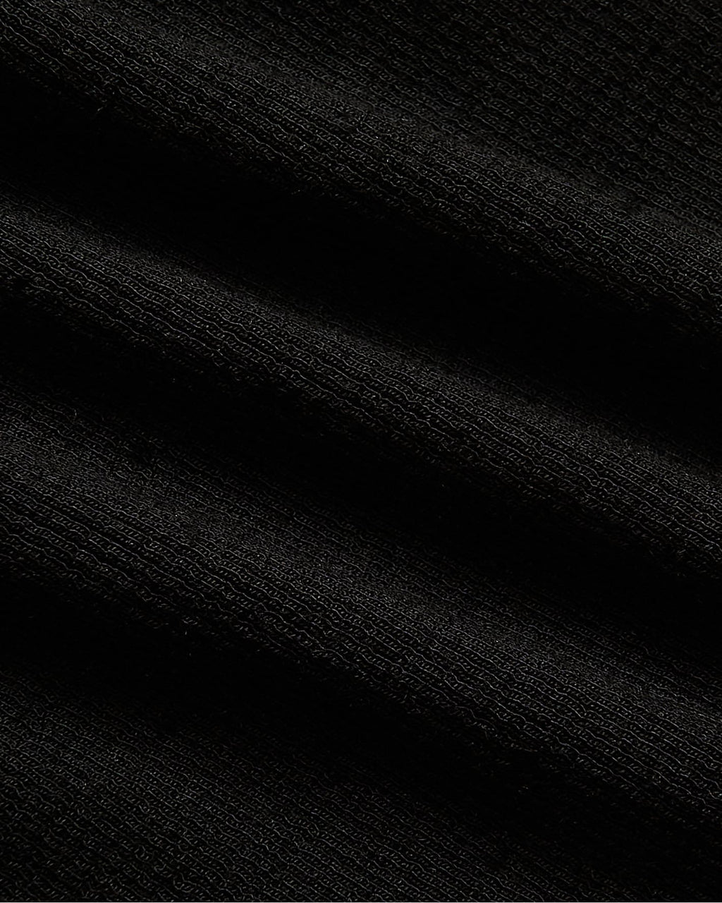 Womens Black Ribbed 3/4 Sleeve Scoop Neck Tee 3-Pack