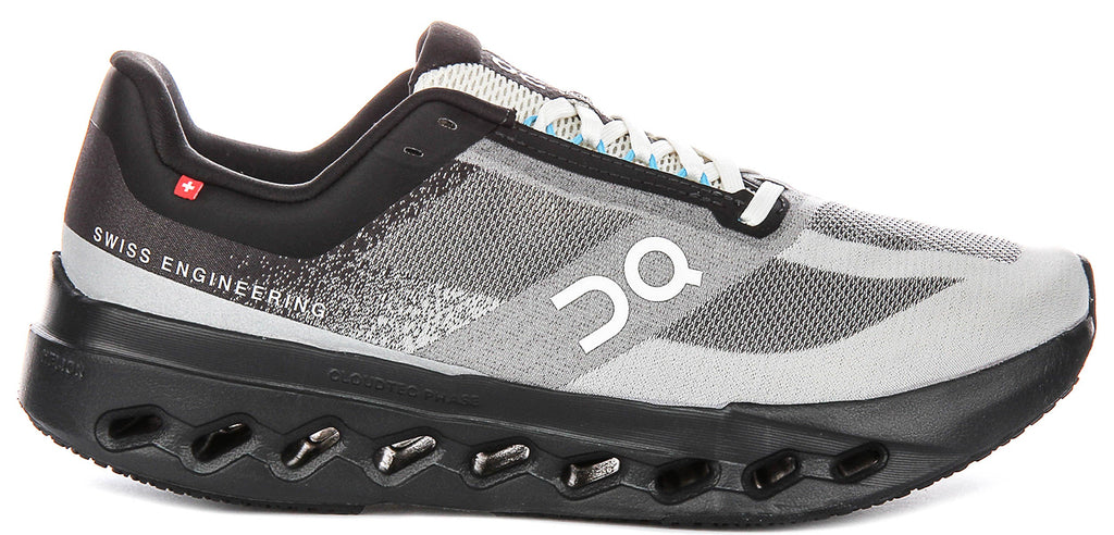 On Running Cloudsurfer Nxt Lumos In Black Grey For Men