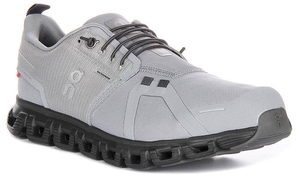 On Running Cloud 6 Waterproof In Grey For Men
