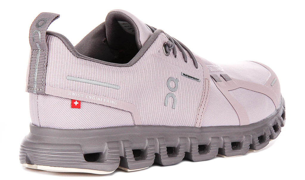 On Running Cloud 6 Waterproof In Purple For Women